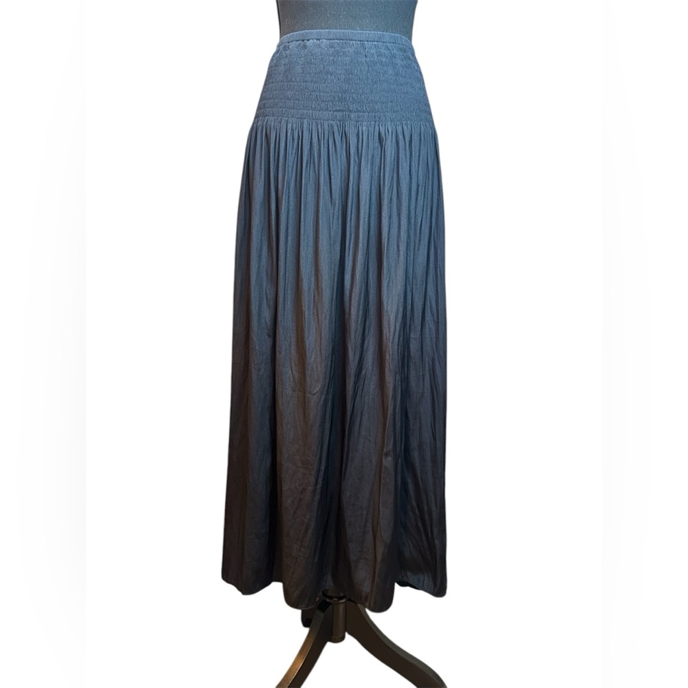 J. Jill Maxi Skirt (Like-New; Navy; Medium)